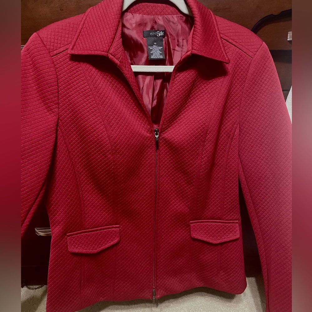 Classy Zip Jacket by East 5th Sz. 10
